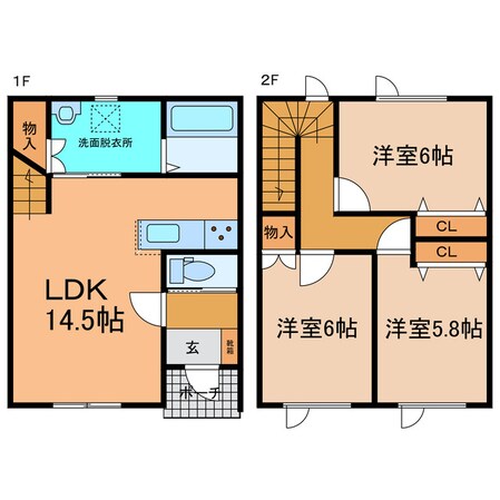 ｈｕｓ　(ヒュース)の物件間取画像